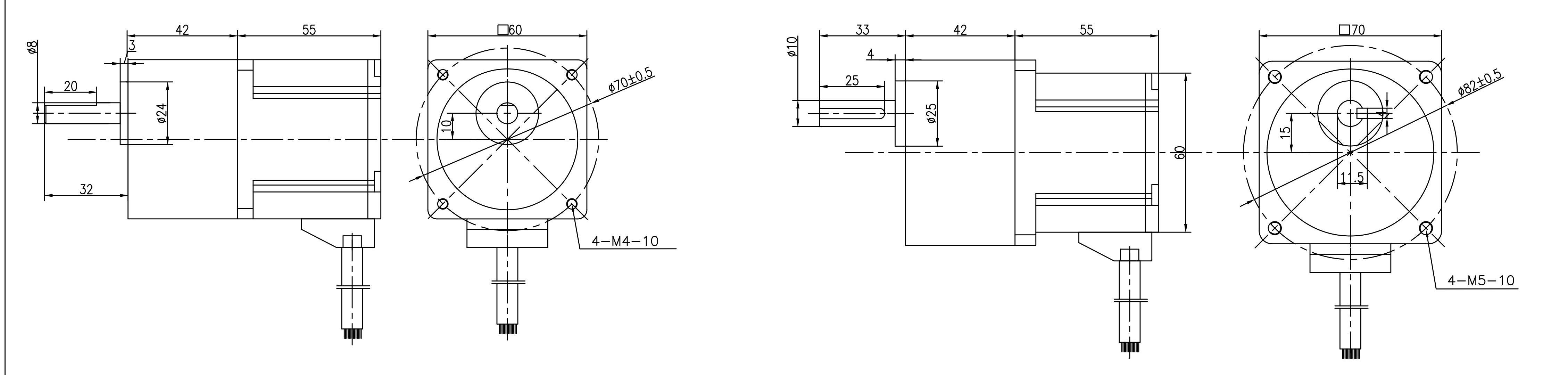 S60 S70 Бесщеточный двигатель постоянного тока с Gearbox_00