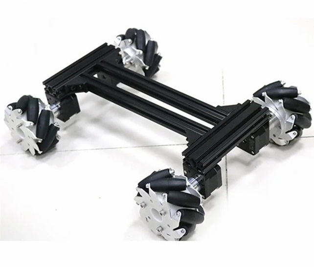 100 -миллиметровое колесо Mecanum Wheel 4WD Car Chassis с 4PCS Stepper Motor
