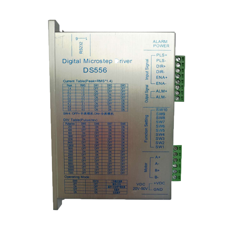 Holry Stepper Mortor Driver Плавная работа Минимальная вибрация и шум DS556 Цифровой двухфазный шаговый привод Медицинские приборы
